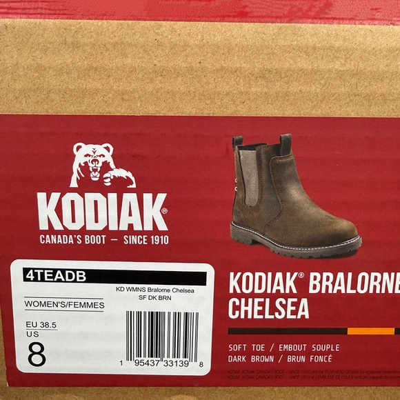 Kodiak Bralorne Chelsea Boots - NWT Womens Size 8 Dark Brown - #48668-OF - Picture 5 of 5